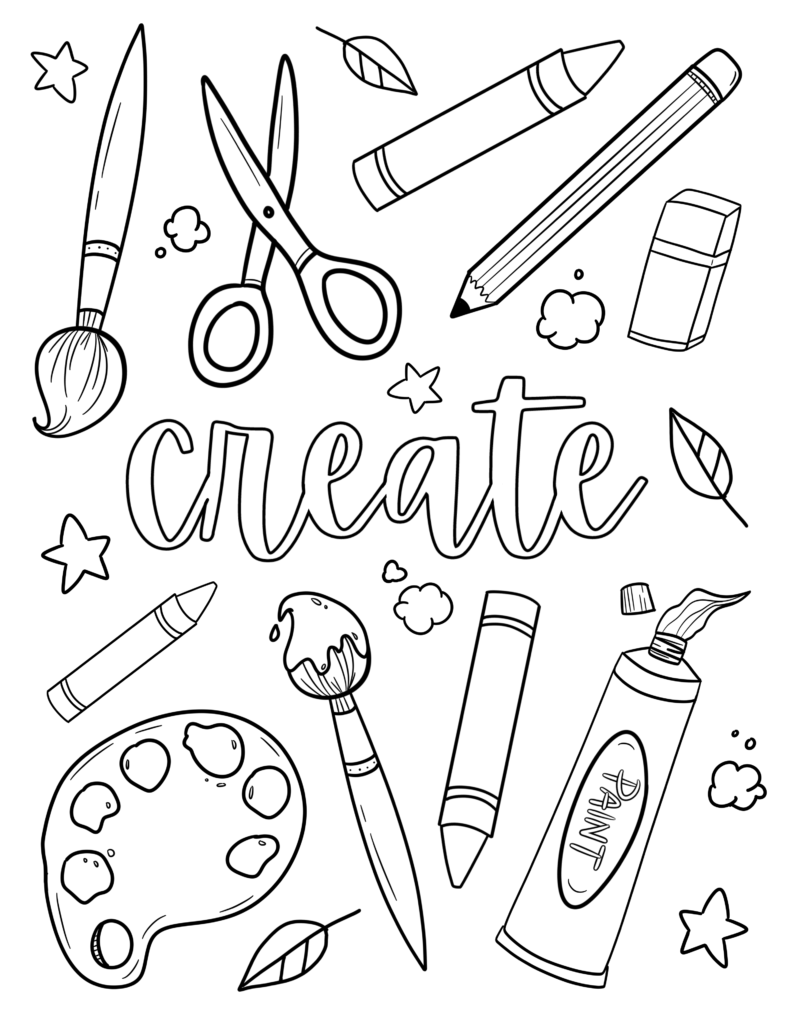 Create colouring sheet scyap