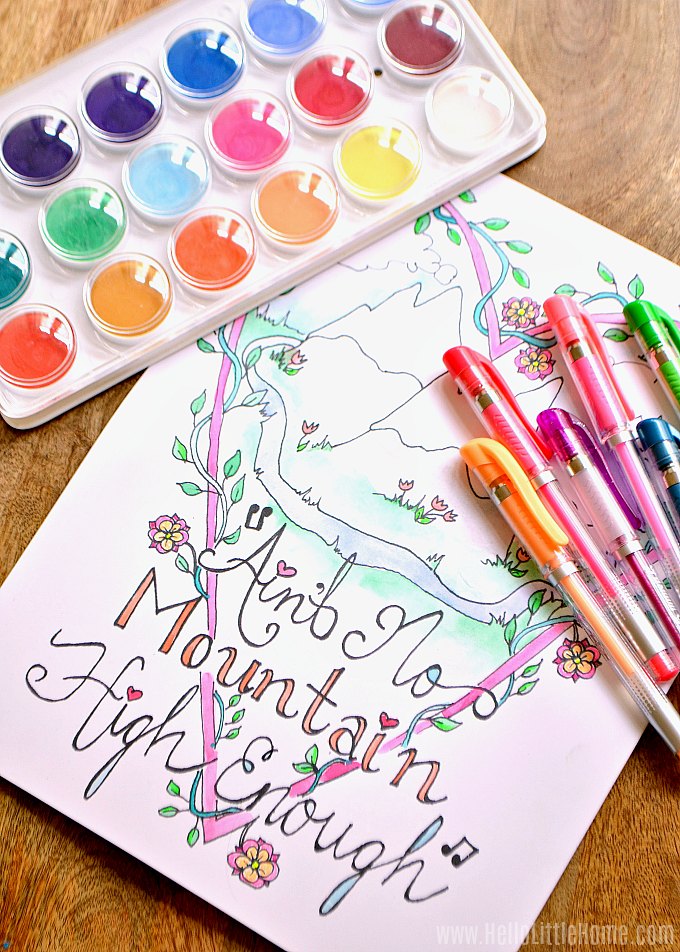 Create your own coloring pages step