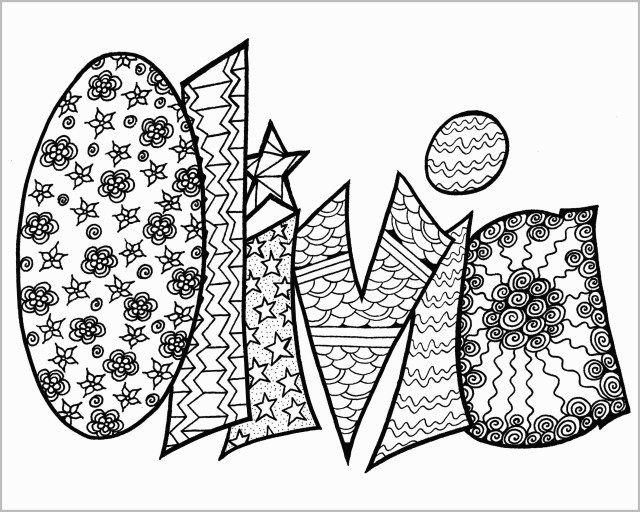 Personalized coloring pages create beautiful art with your name