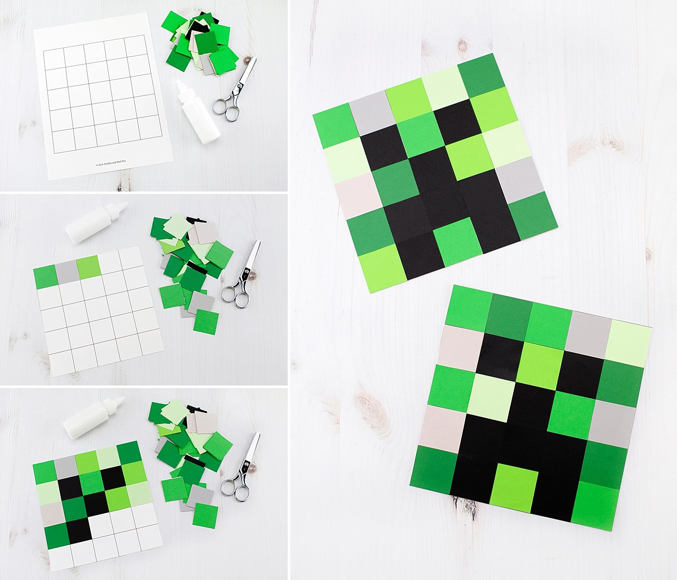 How to make an easy creeper craft