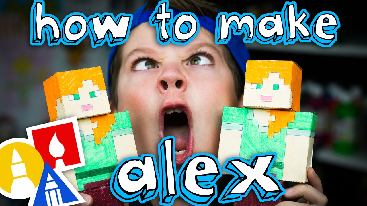 How to ake papercraft alex fro inecraft