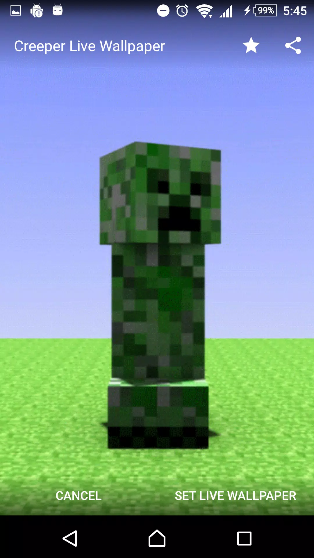 Creeper live minecraft wallpaper apk fãr android herunterladen