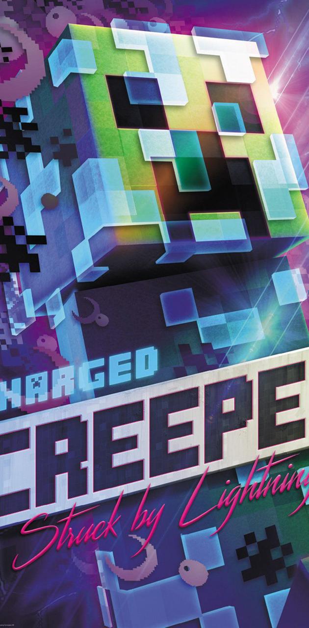 Charged creeper wallpaper by aaronanthony