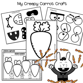 Creepy carrots book panion by moonlight crafter by bridget tpt