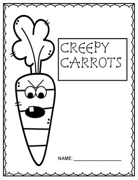 Creepy carrot book activities by my buddy and me tpt