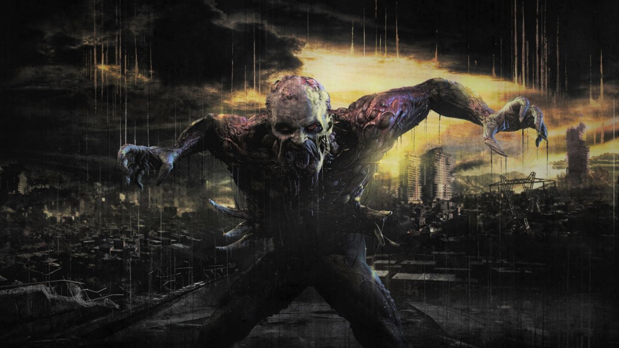 Creature creepy dying light monster scary video game wallpaper x