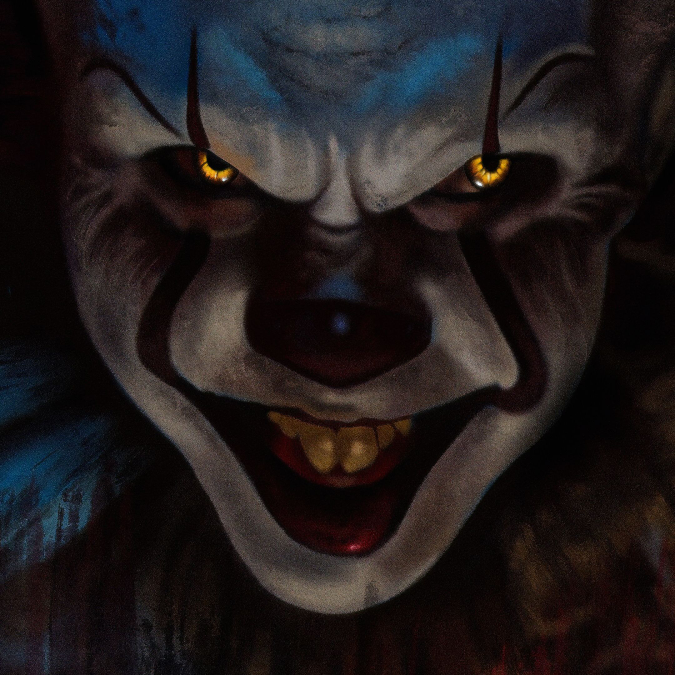 It pfp scary clown drawing scary images scary wallpaper