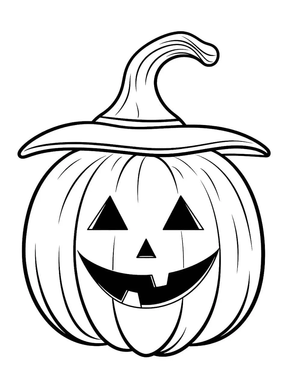 Pumpkin coloring pages free printable sheets