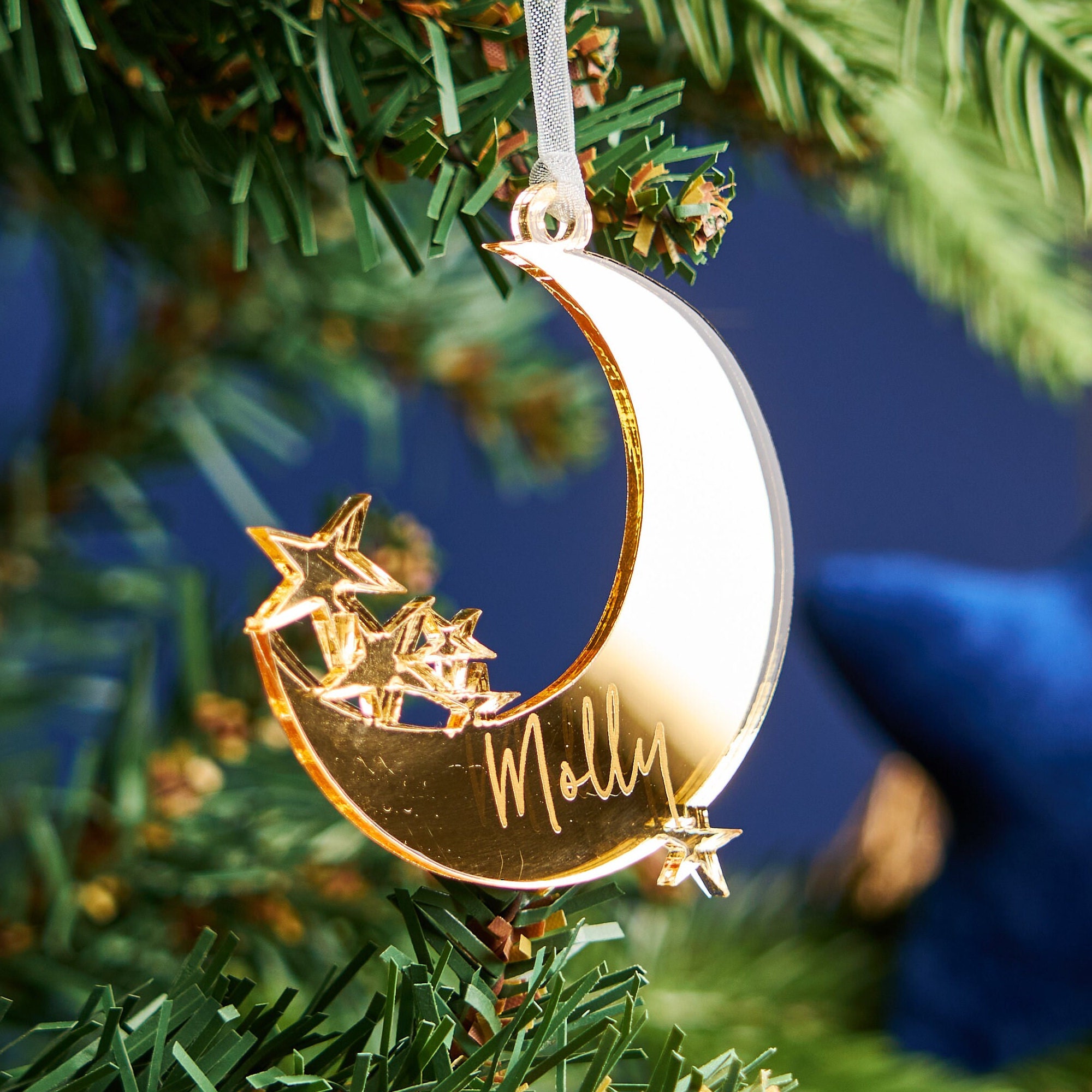 Crescent moon ornaments