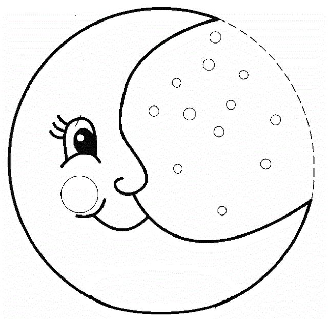 Cute smiling crescent moon face coloring pages moon coloring pages sailor moon coloring pages star coloring pages