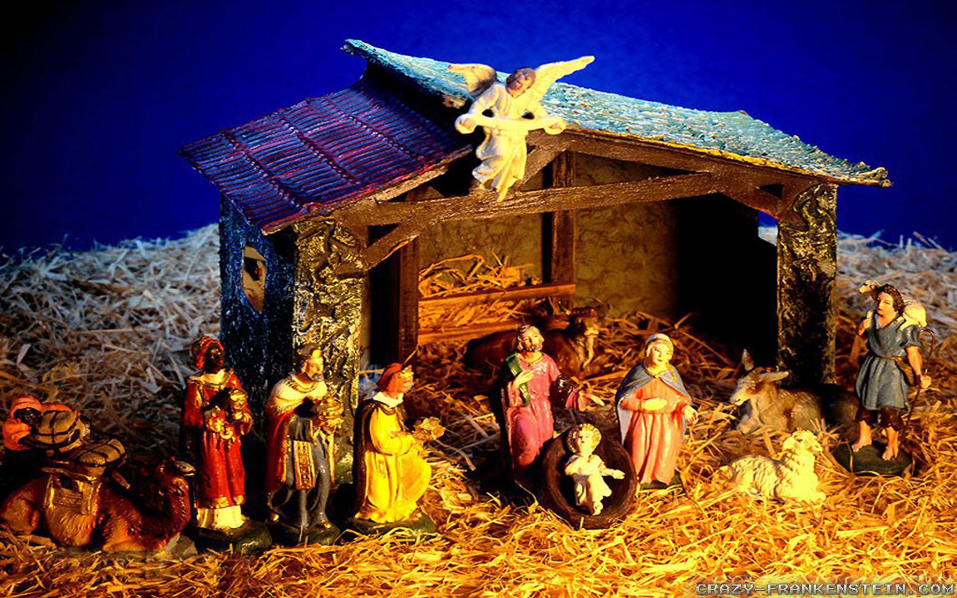 Christmas crib wallpapers