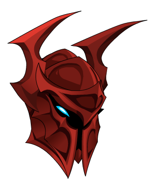 Crimson knight mander winged helm