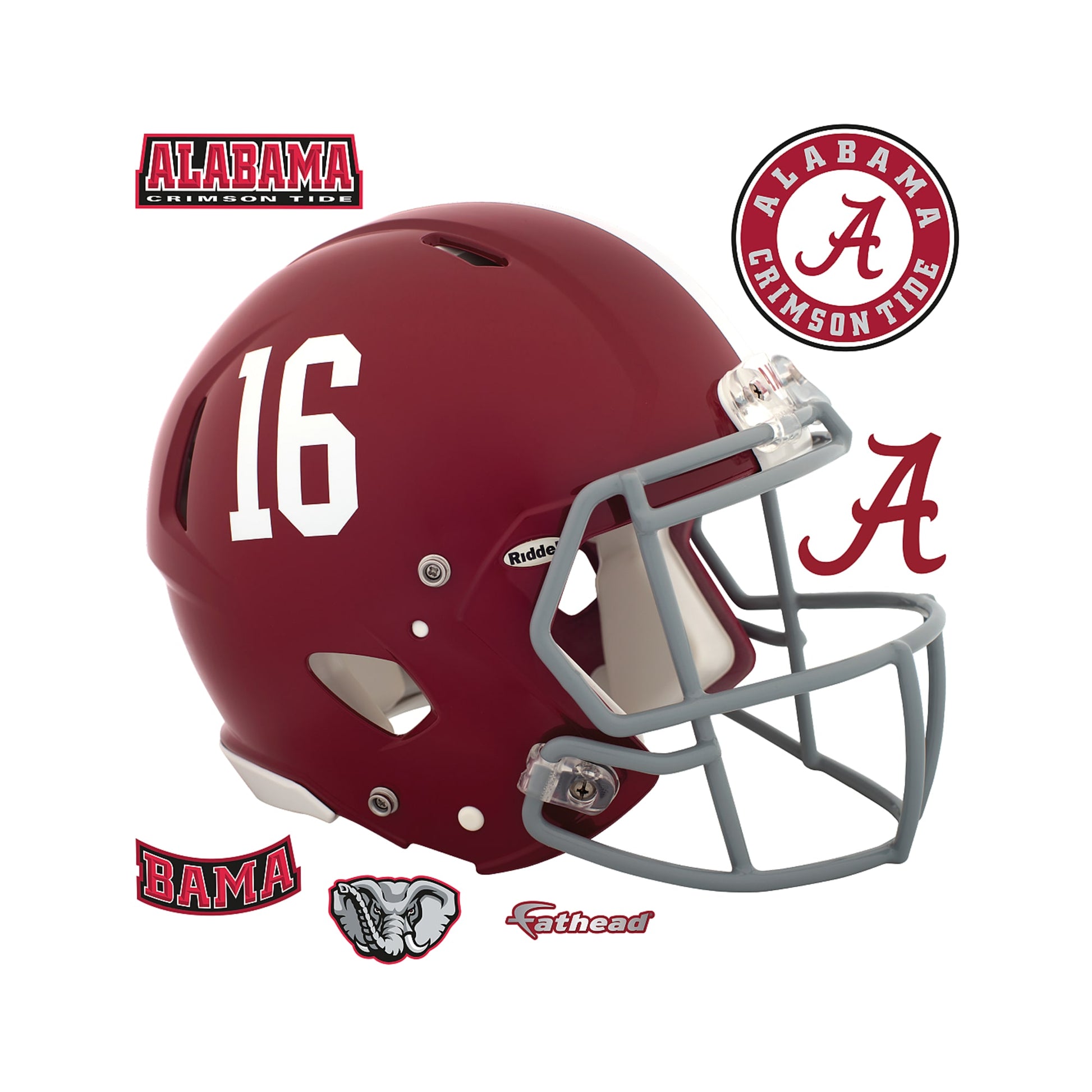 U of alabama alabama crimson tide helmet