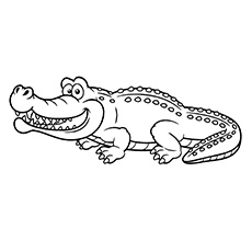 Top free printable crocodile coloring pages online