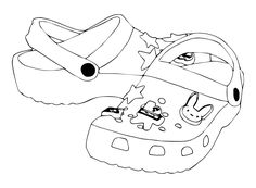 Crocs coloring pages ideas coloring pictures coloring pages all the colors