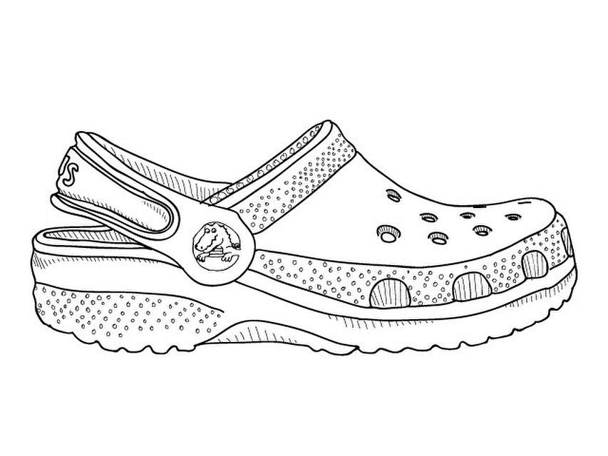 Emma howell on x my monday illustration is a croc theyre fy and id wear them with pride crocs crocs procrocs crocodile illustration design art httpstcoknzujht x