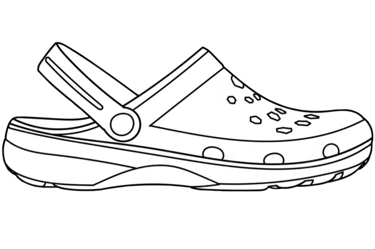 Croc coloring page coloring pages collaborative art projects th grade art