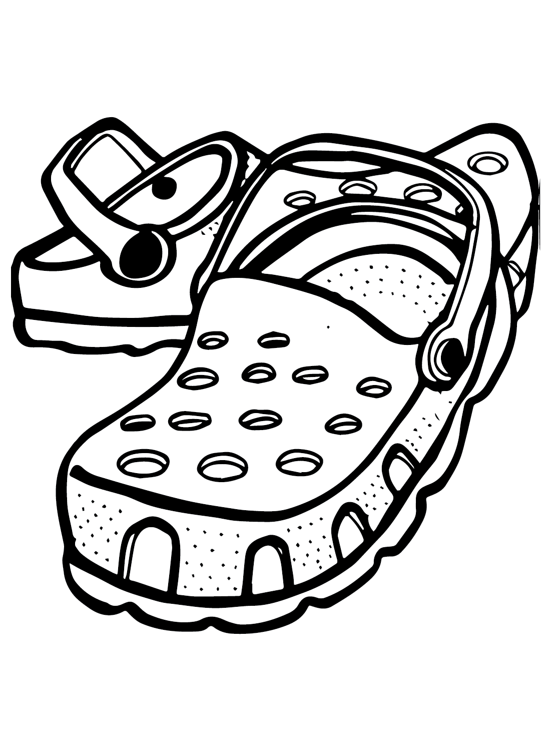 Crocs coloring pages printable for free download