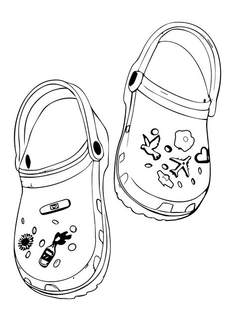 Crocs coloring pages ideas coloring pictures coloring pages all the colors