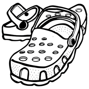 Crocs coloring pages printable for free download