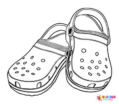 Crocs coloring pages ideas coloring pictures coloring pages all the colors