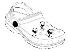 Crocs coloring pages ideas coloring pictures coloring pages all the colors