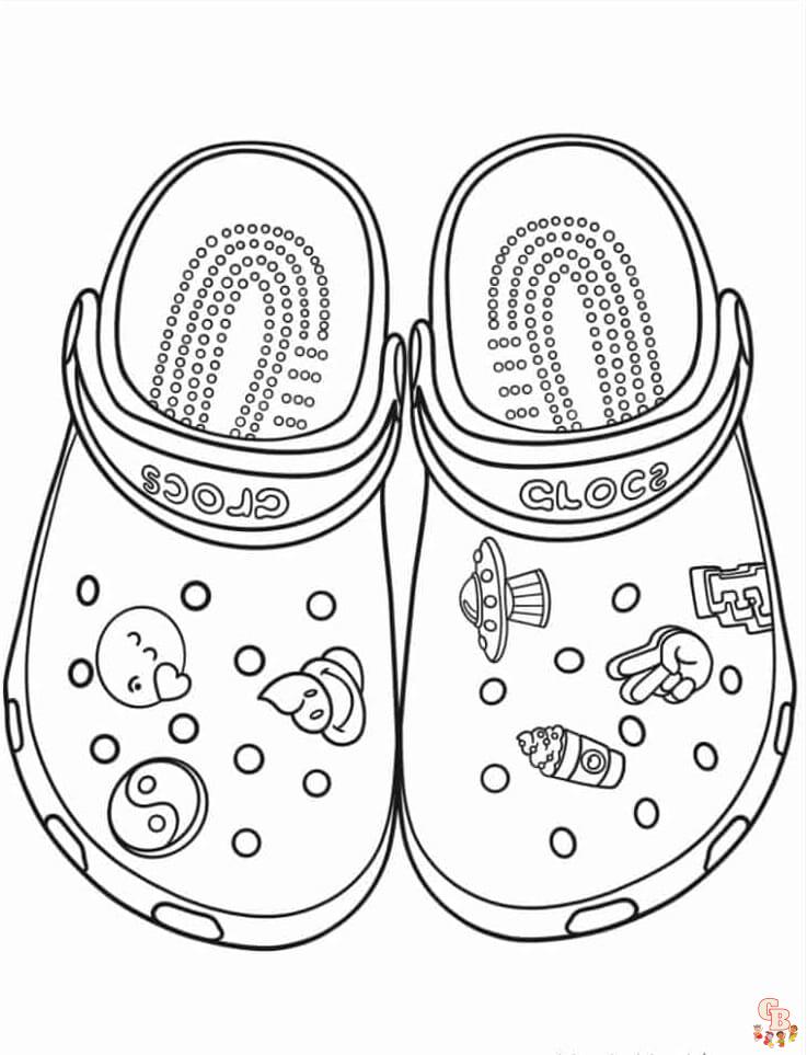 Explore crocs coloring pages a creative journey to share