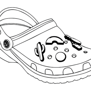 Crocs coloring pages printable for free download