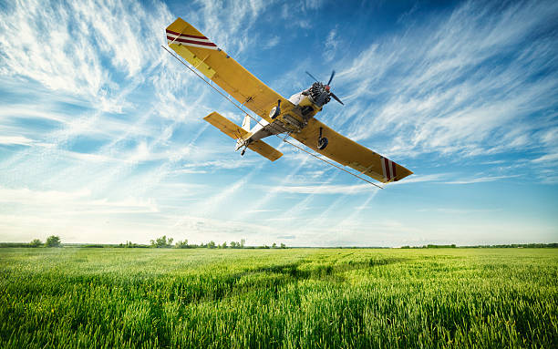 Crop dusting plane stock photos pictures royalty