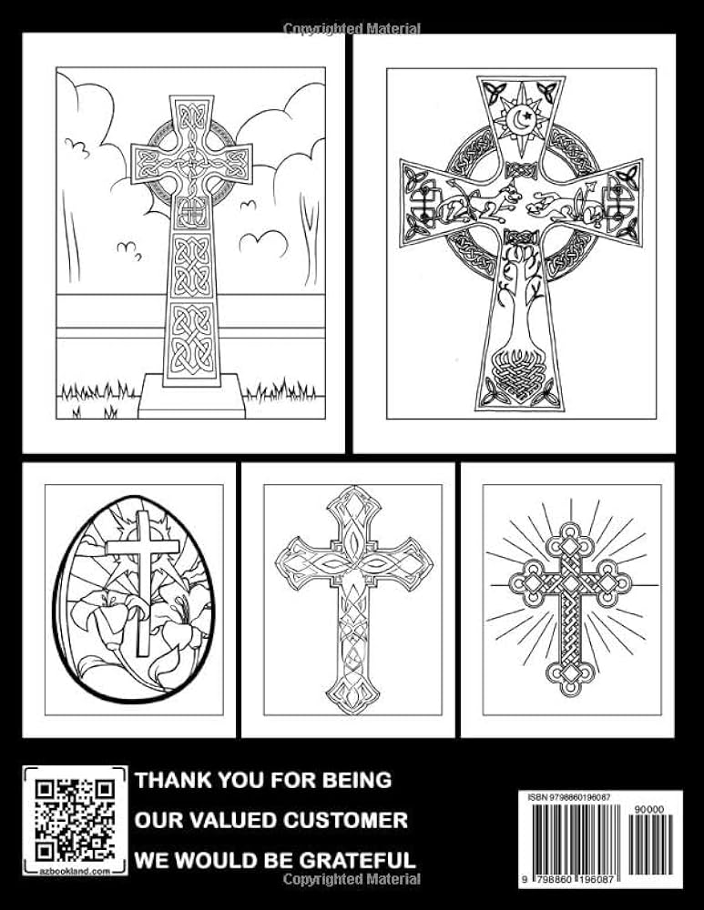 Crosses adults coloring book fabulous coloring pages with wonderful illustrations for adults to color and relax chase mahnoor books