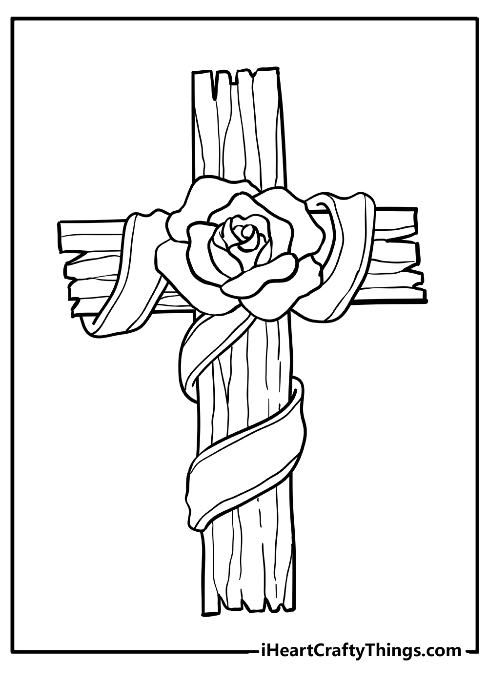 Printable cross coloring pages free printables