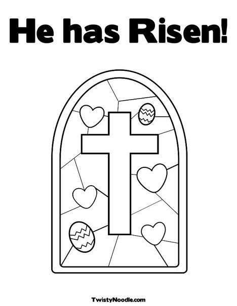 He has risen coloring page from twistynoodle cross coloring page easter coloring pages love coloring pages