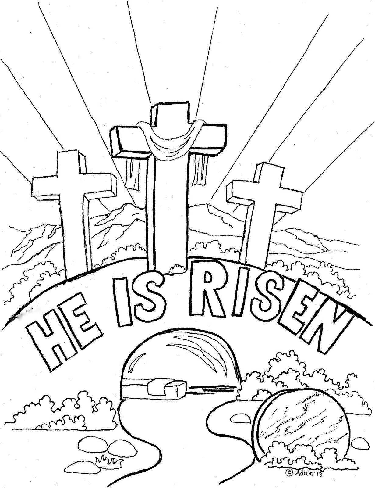 Coloring pages for kids by mr adron bible easter sunday school sunday school coloring pages easter coloring pages