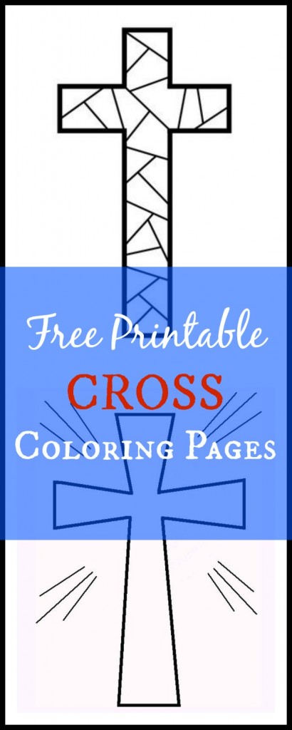 Free printable cross coloring pages