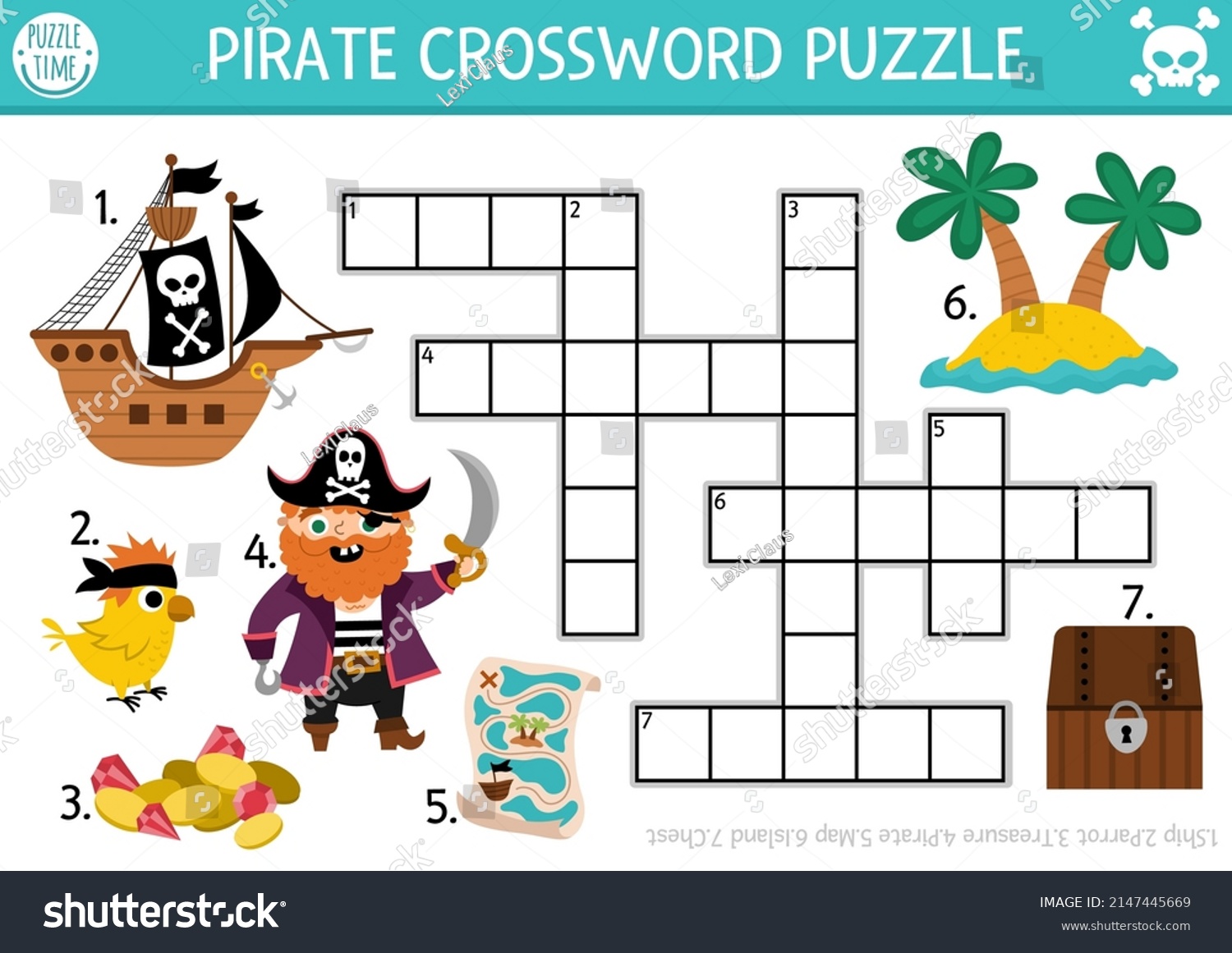 Pirate crossword images stock photos d objects vectors