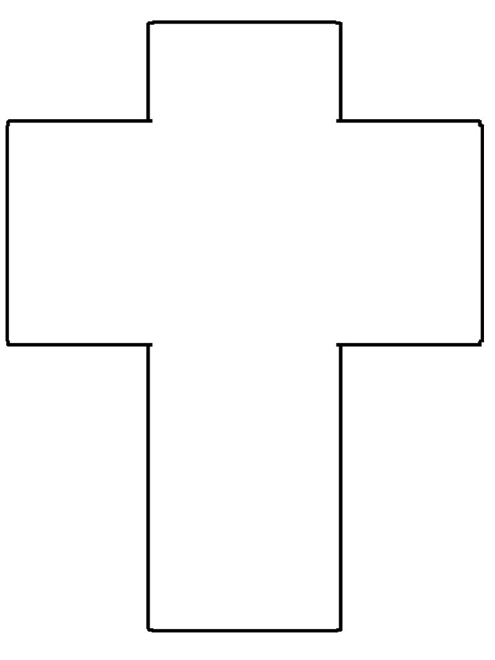 Printable cross simple