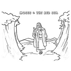 Moses coloring pages