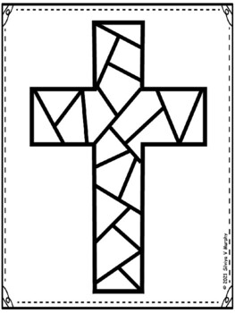 Cross coloring page by murphys lesson design studio tpt