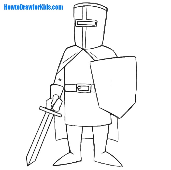 How to draw a crusader