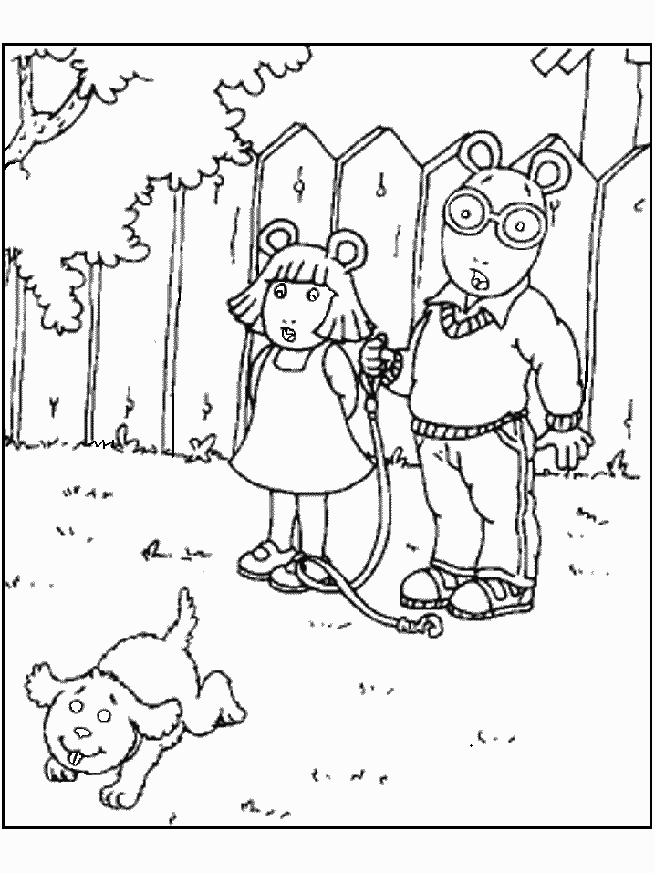 Free printable arthur coloring pages for kids