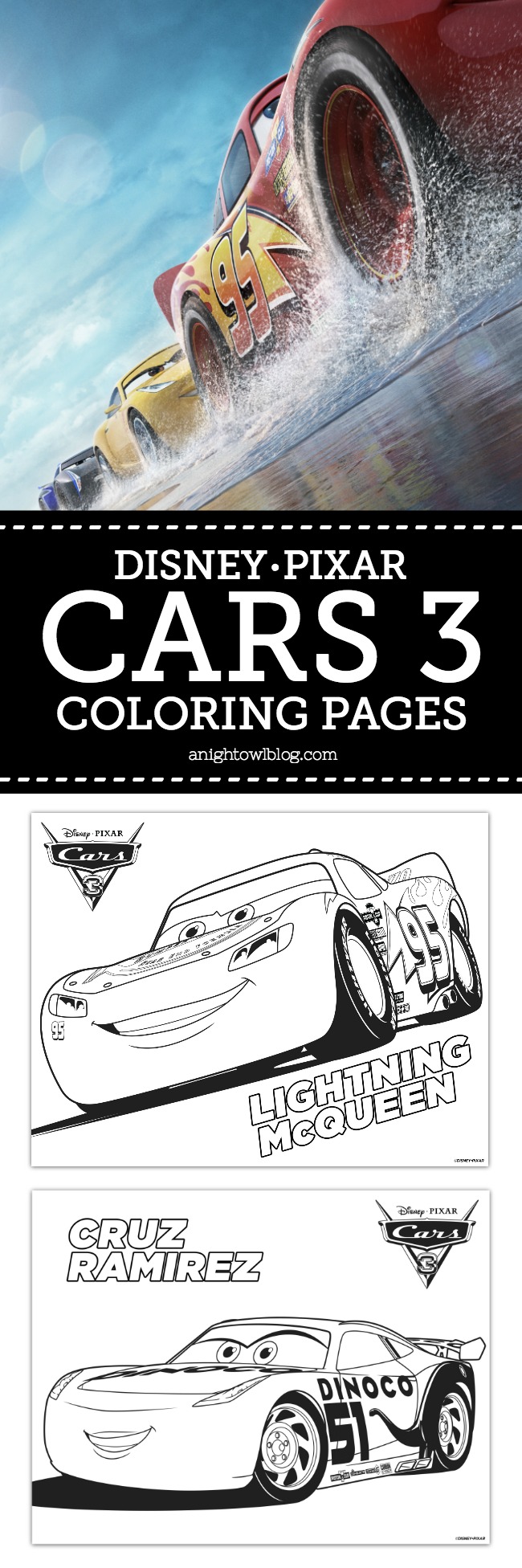 Disney pixar cars coloring pages