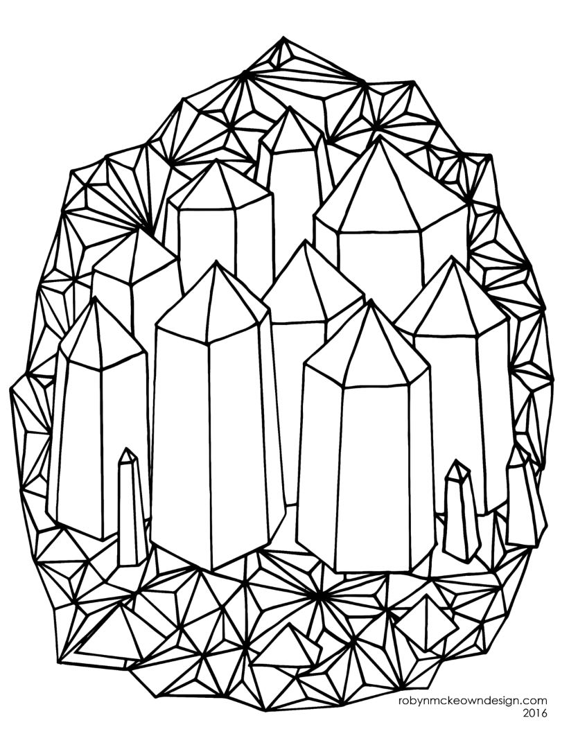 April coloring page â robyn mckeown