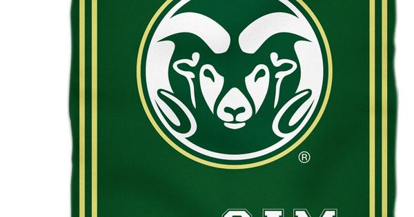 Colorado state rams x mascot plush blanket in plush blanket beautiful blankets mascot