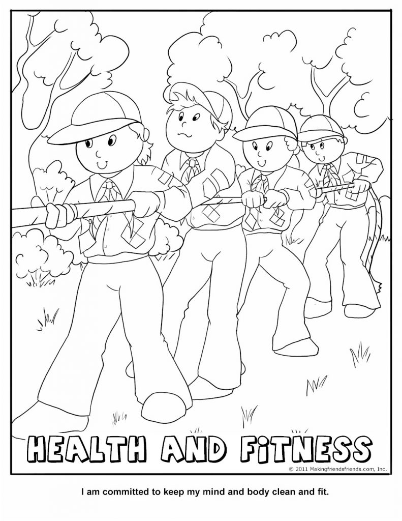 Cub scout coloring pages