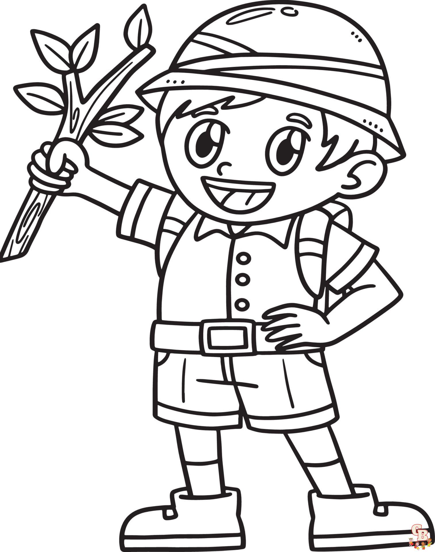 Printable cub scout coloring pages free for kids and adults