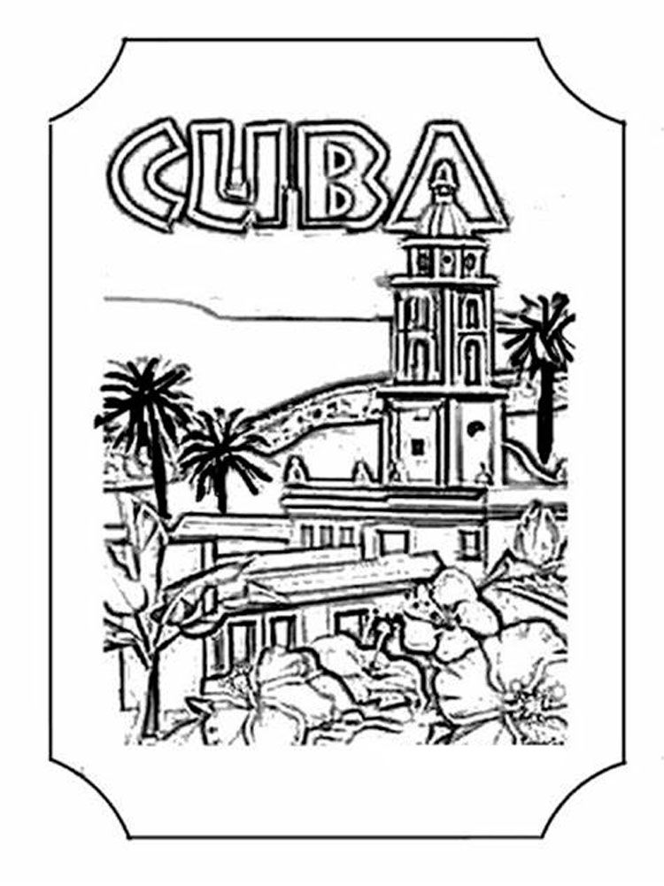 Cuba coloring pages flag coloring pages coloring pages cuba