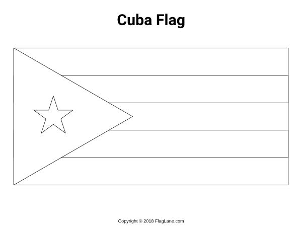 Free printable cuba flag coloring page download it at httpsflaglane coloring
