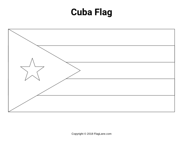 Free printable cuba flag coloring page download it at httpsflaglane coloring