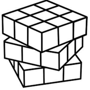 Rubiks cube coloring pages printable for free download