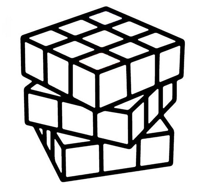 Rubiks cube solution coloring page rubiks cube rubiks cube solution cube